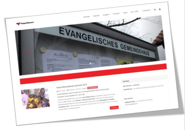 Webseite CVJM Kappishäusern