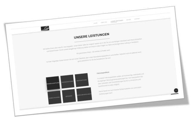 Webseite Sattlerei Sikro