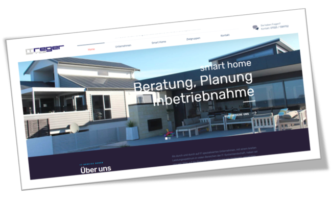 Webseite IT Service Reger