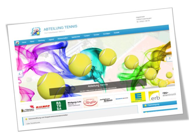Webseite TA TSV Frickenhausen